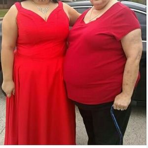 Elegant Red Prom Dress